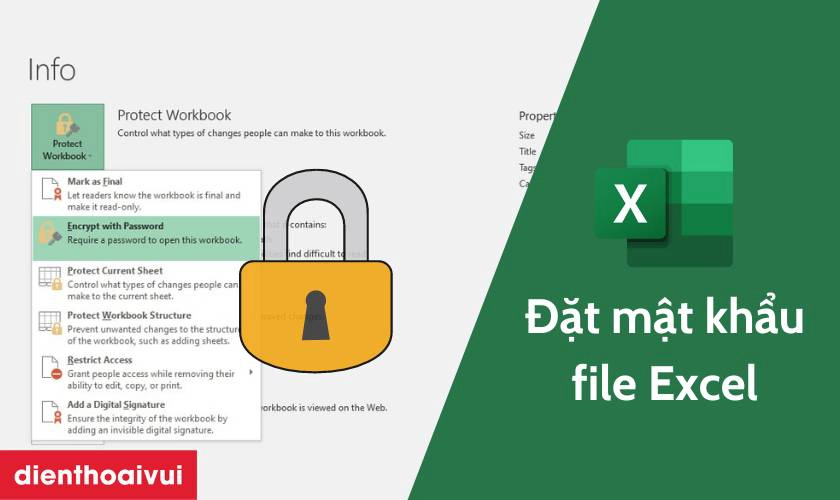 Cách đặt mật khẩu cho file Excel siêu dễ và an toàn