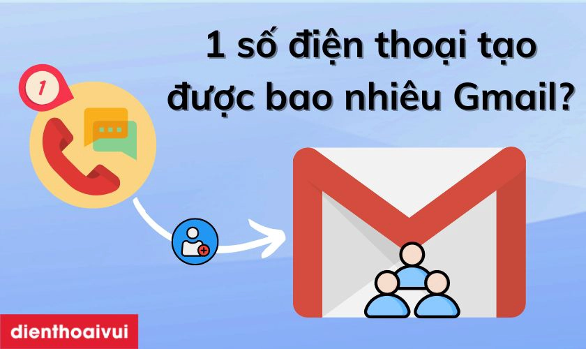 Cách thức đăng ký nhiều tài khoản Gmail với một số điện thoại