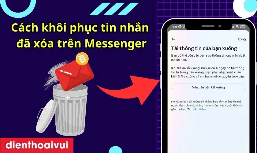 4 cách khôi phục tin nhắn đã xóa trên Messenger đơn giản [ 2024 ]