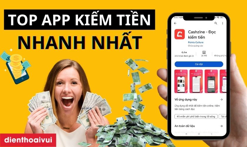 Ứng Dụng Kiếm Tiền Online Tại Nhà App Nào Uy Tín?