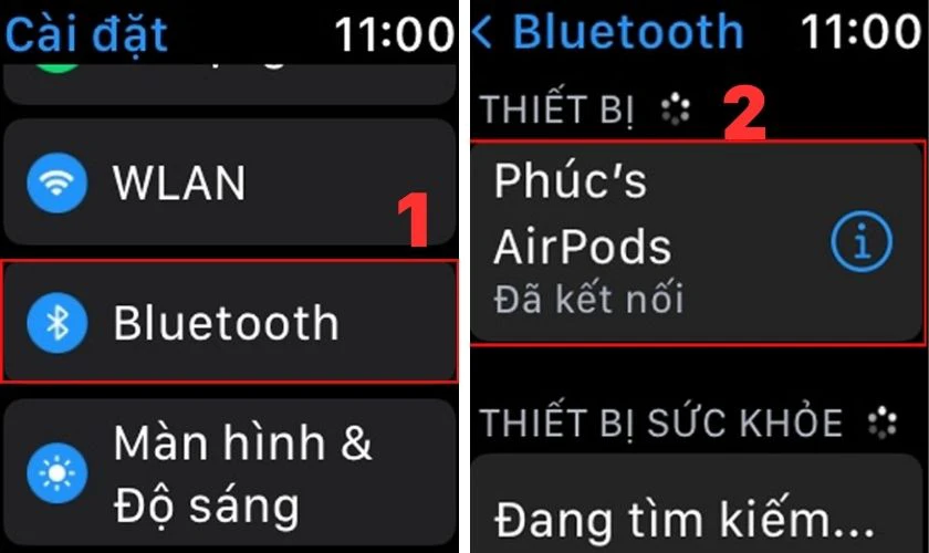 Truy cập vào mục Cài đặt và chọn Bluetooth