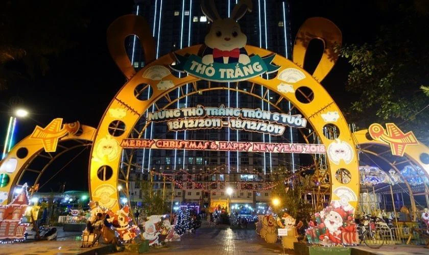 Đi chơi ở công viên Thỏ Trắng