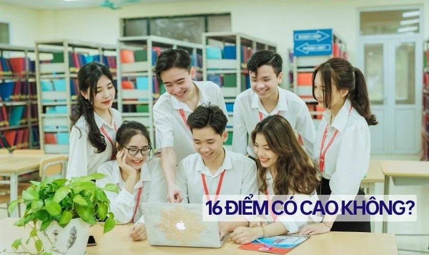 16 điểm khối A01 có cao không?