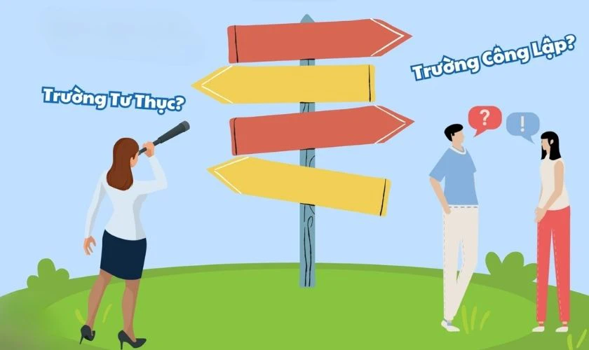 17 điểm khối B nên chọn trường công hay trường tư