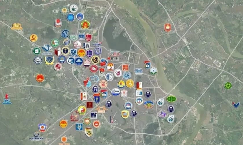 Vị trí địa lý trường học và môi trường học tập