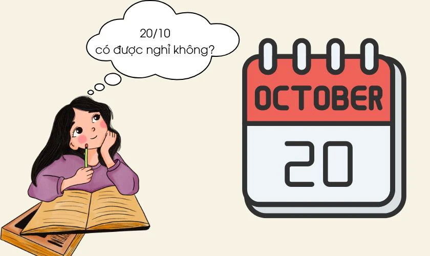 20/10 có được nghỉ không?