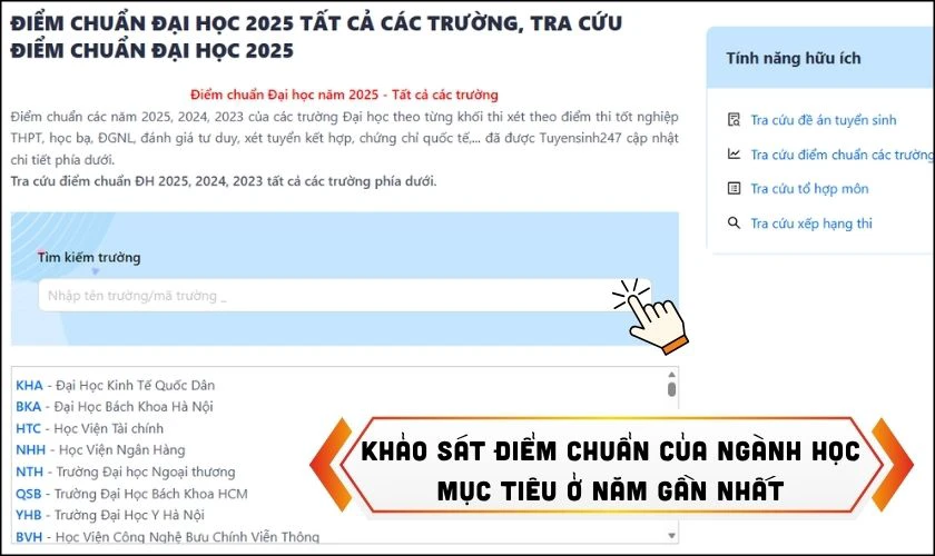 Tiêu chí quyết định 21 điểm khối D nên chọn trường nào, ngành nào