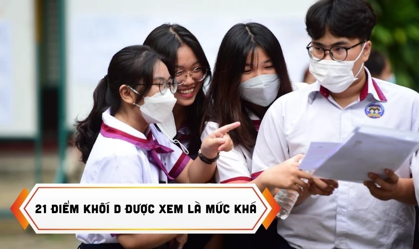 21 điểm khối D có cao không?