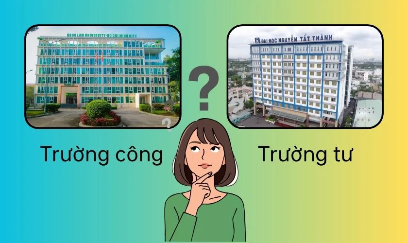 22 điểm khối D nên chọn trường công hay trường tư?