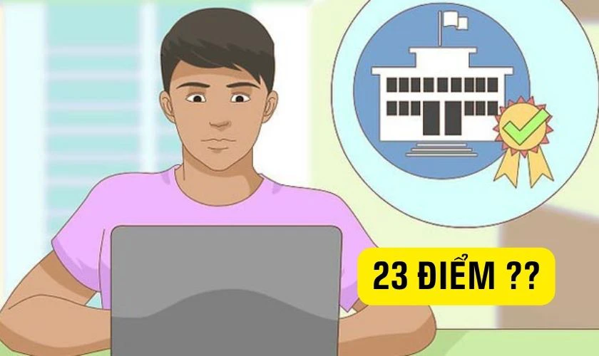 23 điểm khối A00 có cao không?