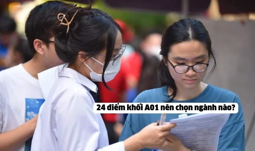 24 điểm khối A01 nên chọn ngành nào?