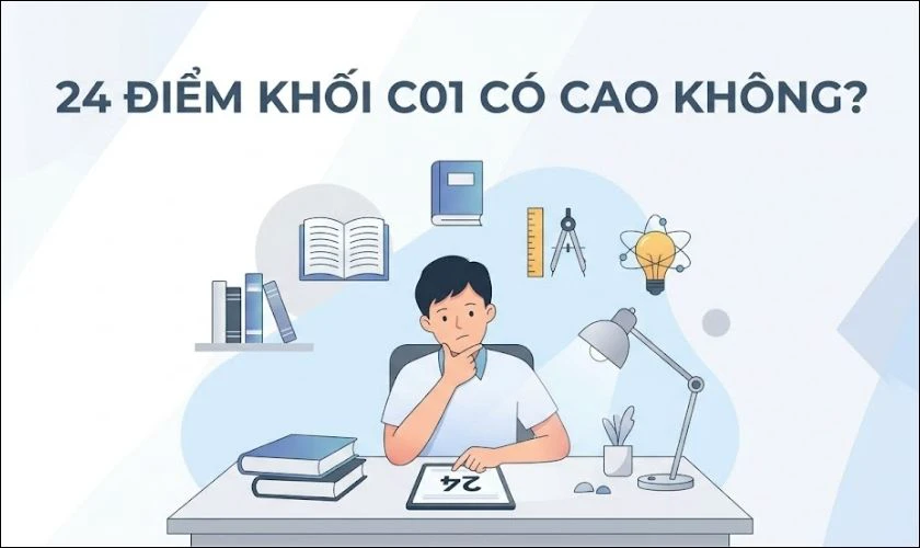 24 điểm khối C01 có cao không?