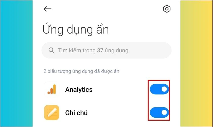 Cách ẩn ứng dụng trên điện thoại Xiaomi