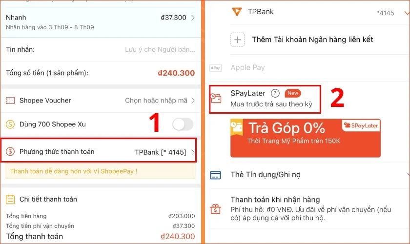 Hướng dẫn cách thanh toán SPayLater chi tiết nhất
