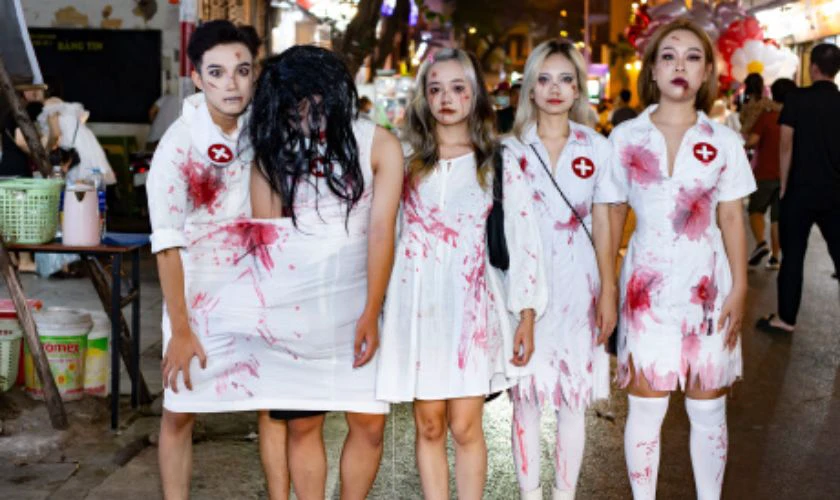 Nhân vật Halloween kinh dị Zombie