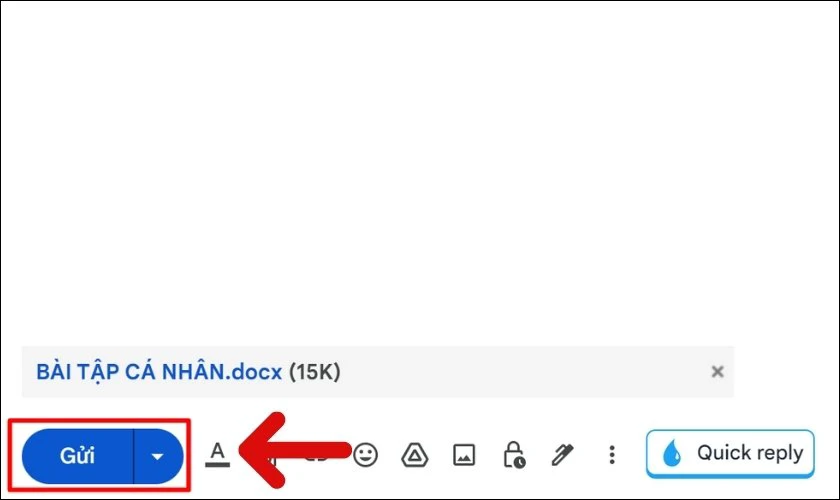 Cách gửi file qua Gmail trên máy tính