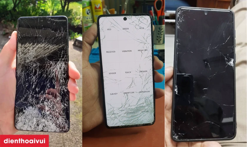 thay mặt k&iacute;nh samsung a71