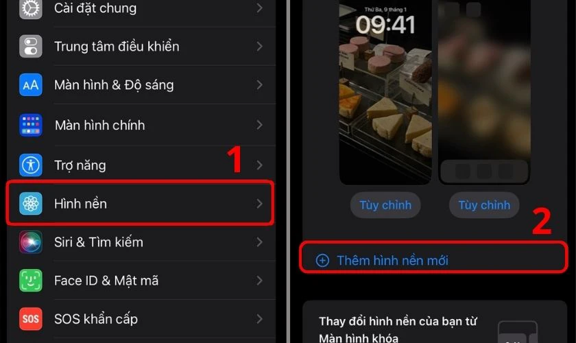 Cách cài đặt hình nền iOS 17 cực đơn giản