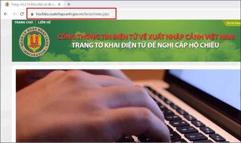 Tra cứu bằng Cổng thông tin điện tử về xuất nhập cảnh VN