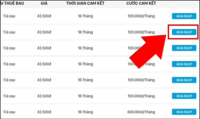 Bạn lựa số điện thoại mà mình thấy ưng ý