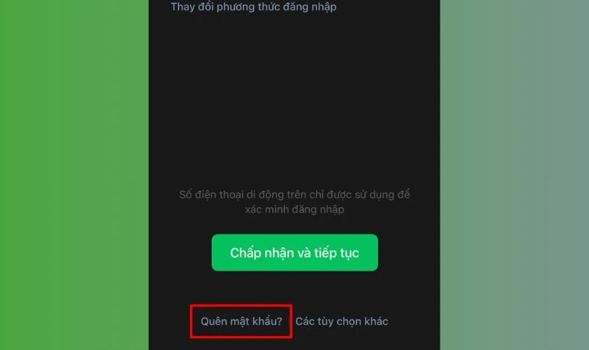 Có thể lấy lại tài khoản WeChat khi quên mật khẩu không