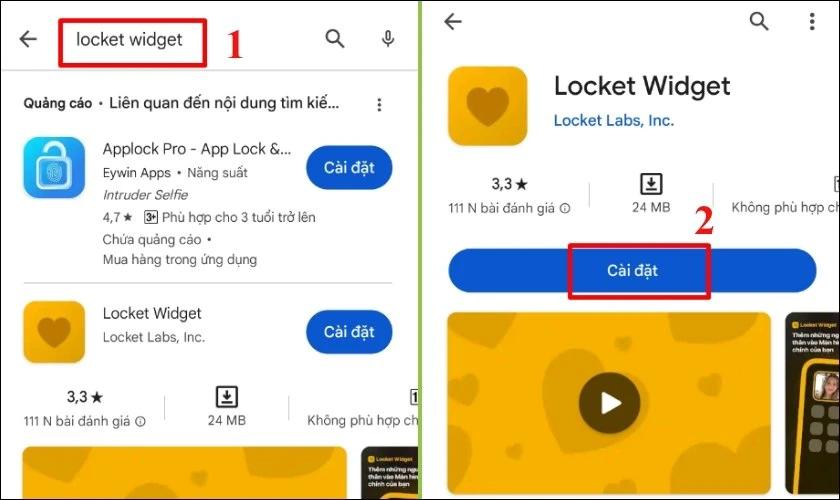 Cách tải và hướng dẫn sử dụng Locket Widget cho Android