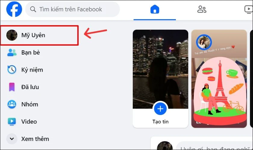 Cách xem những người mình theo dõi Facebook trên máy tính