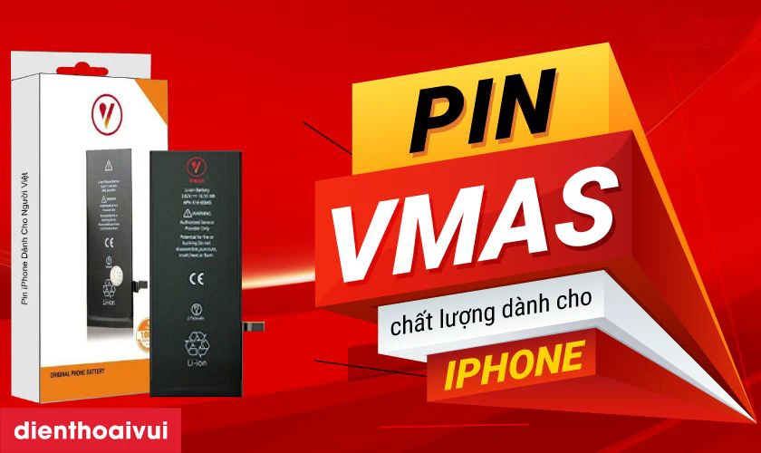 Pin iPhone chính hãng Vmas