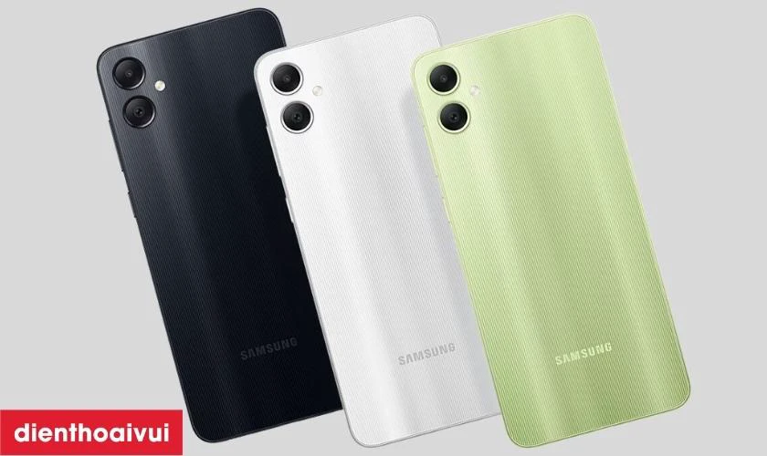 Samsung Galaxy A05 4GB 128GB có thiết kế trẻ trung, hiện đại