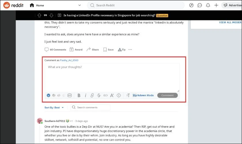 Bình luận trong diễn đàn Reddit có nghĩa là gì?