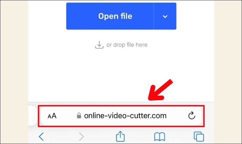 Cách cắt video trên iPhone bằng Online Video Cutter