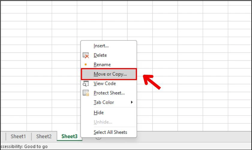 Cách copy 1 sheet trong Excel sang file khác