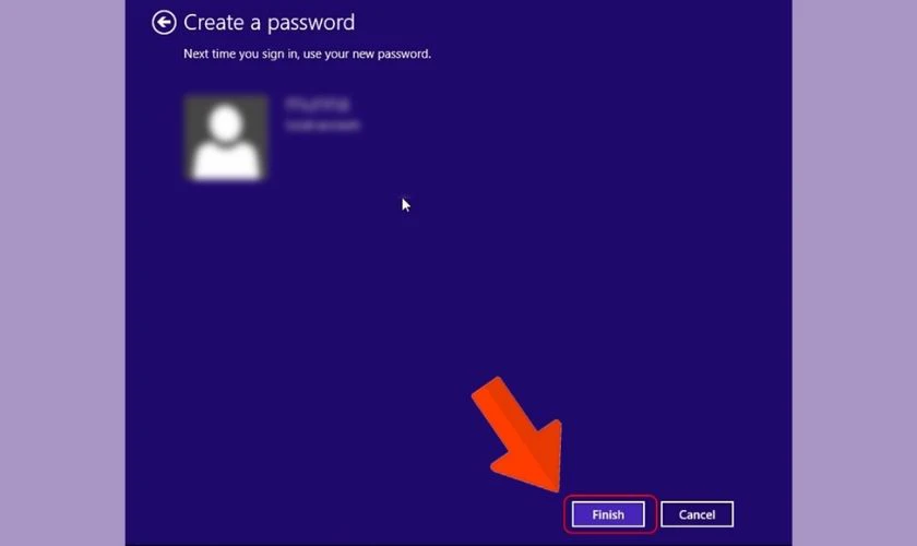 Sau khi thực hiện xong thì mỗi lần bạn mở máy tính sẽ có password hint gợi ý mật khẩu cho bạn.