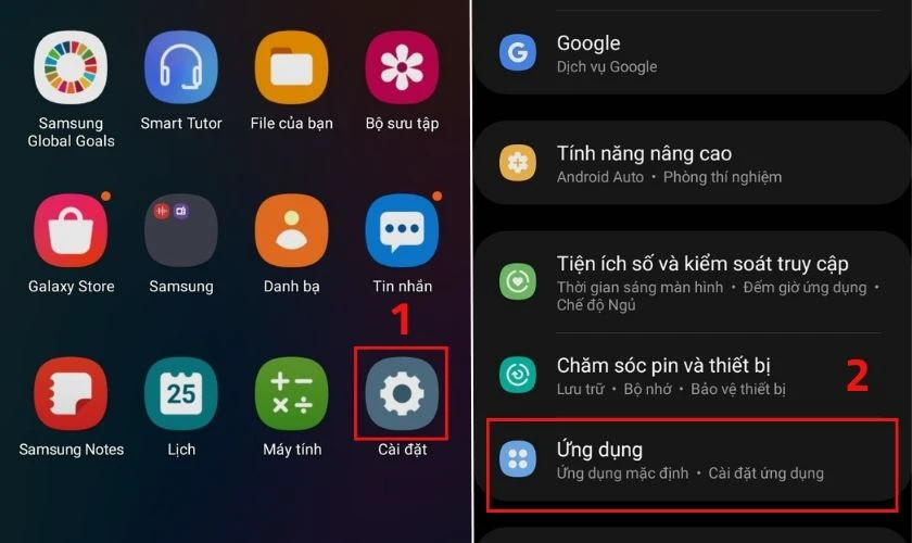 Xóa phân vùng bộ nhớ cache của Samsung Note 9 bị lỗi màn