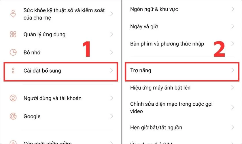 Cách tắt TalkBack trong mục Cài đặt