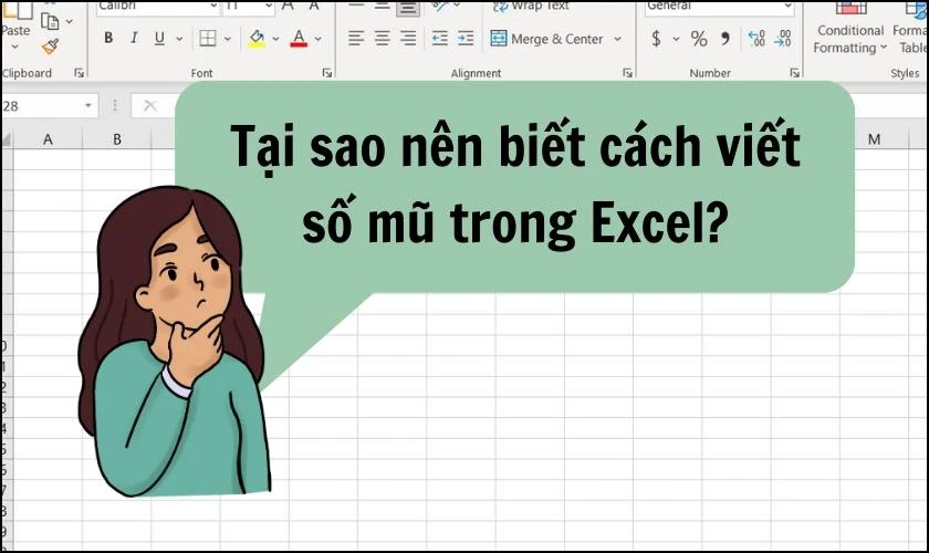 Lợi ích khi biết cách viết số mũ trong Excel bằng phím tắt 