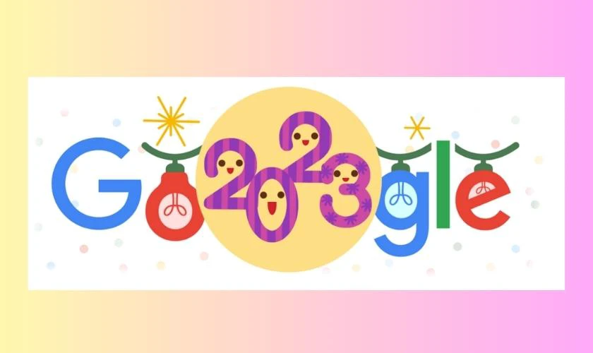 Google Doole mừng năm mới 2023