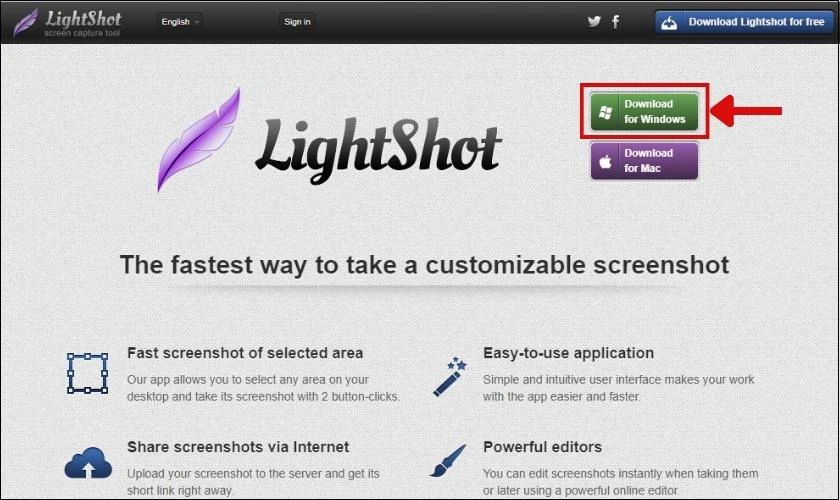 Cách chụp ảnh màn hình laptop win 11 bằng tiện ích lightshot