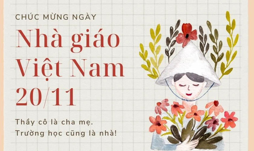Phông chữ  Noto Serif Display chào mừng ngày Nhà giáo Việt Nam