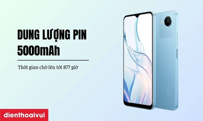 Dung lượng pin Realme C30S 2GB 32GB