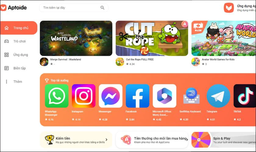 Ứng dụng Aptoide