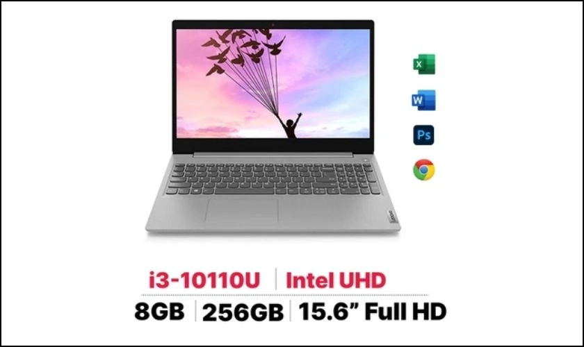 Laptop Lenovo IdeaPad 3 15IML05 i3 (81WB01DYVN) cho sinh viên quản trị kinh doanh