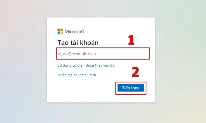 Cách đăng ký tài khoản Hotmail trên máy tính là gì?