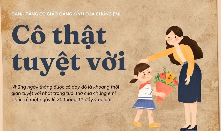 Phông chữ Fraunces chào mừng ngày Nhà giáo Việt Nam