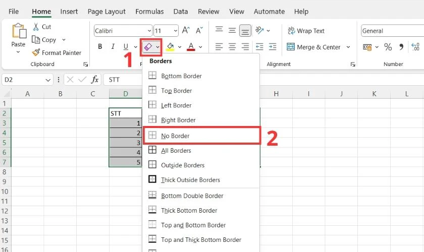 Xóa nhanh khung viền với No Borders