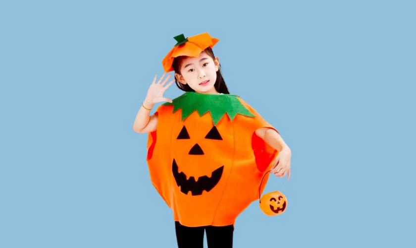 Họa tiết và hình dáng bí ngô cho trang phục Halloween