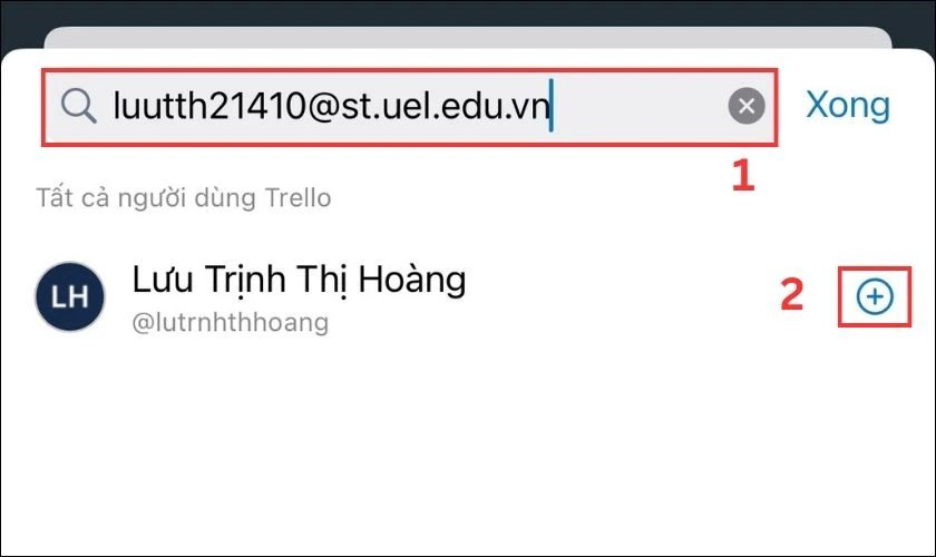 Cách mời thành viên vào nhóm Trello