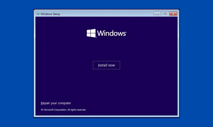 Reset Windows 11 bằng cách cài đặt lại win bản quyền