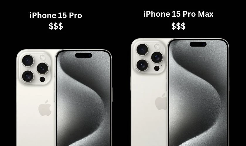 So sánh giá iPhone 15 Pro và iPhone 15 Pro Max: Nên mua máy nào?