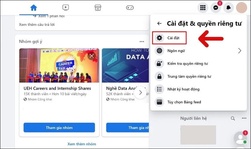 Cách gỡ bỏ thông báo Facebook trên Gmail